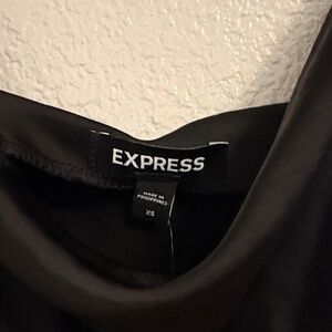 Express Black Midi Dress